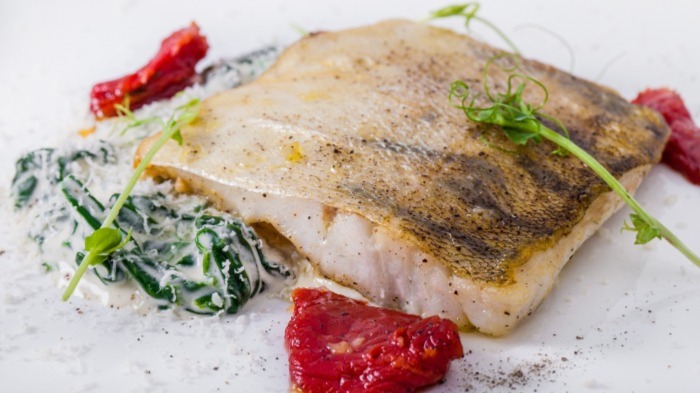 Simple Oven-Baked Sea Bass

